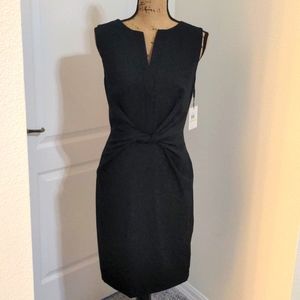 Calvin Klein Twist Front Sheath Dress
